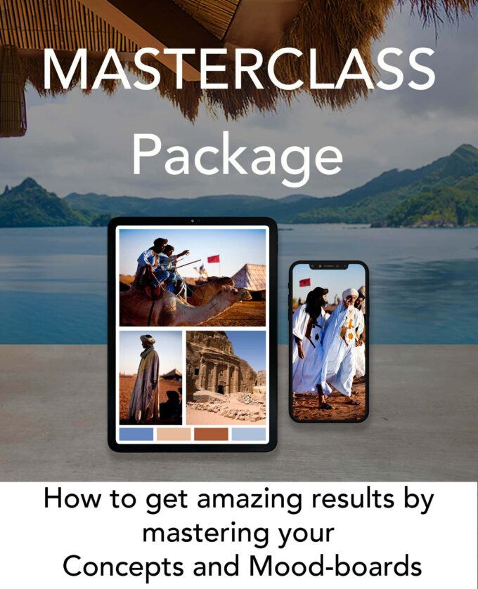 Masterclass Package - How to get amazing results by mastering your Concepts and Mood-boards